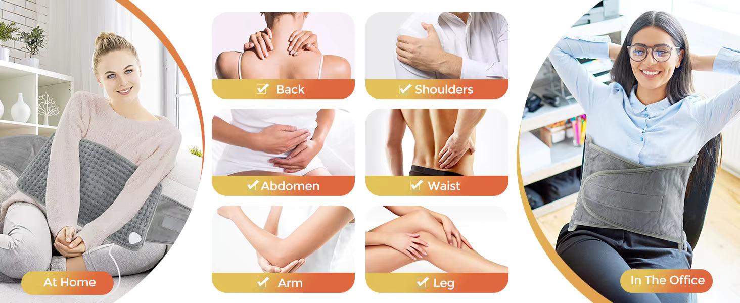 Electric Heating Pad for Period Cramps