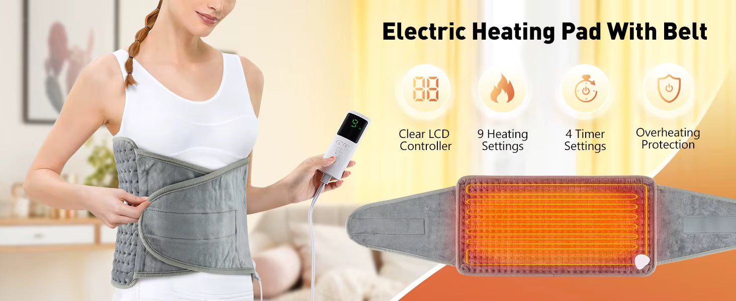 Electric Heating Pad for Period Cramps