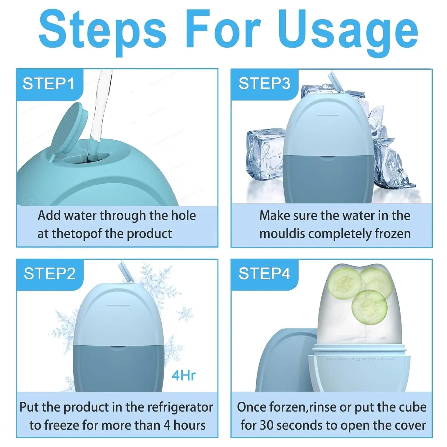 Ice Roller Massager for Face and Eyes